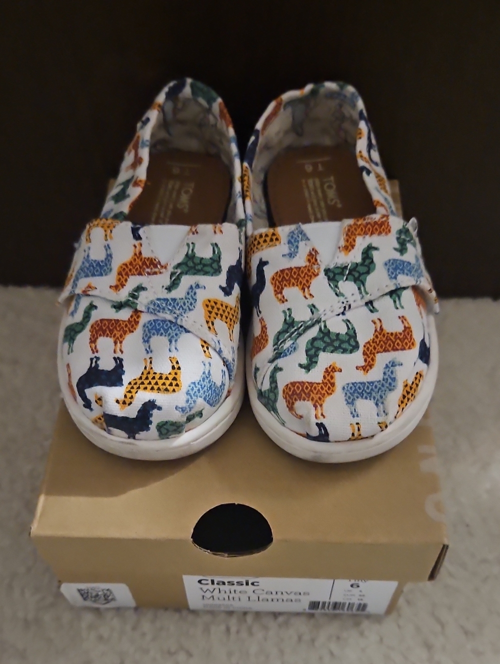 Toddler Toms Canvas Slip On Shoes